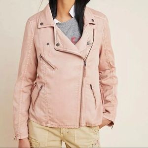 NWOT Anthropologie Marrakech Ronika Draped Moto Jacket XS $148